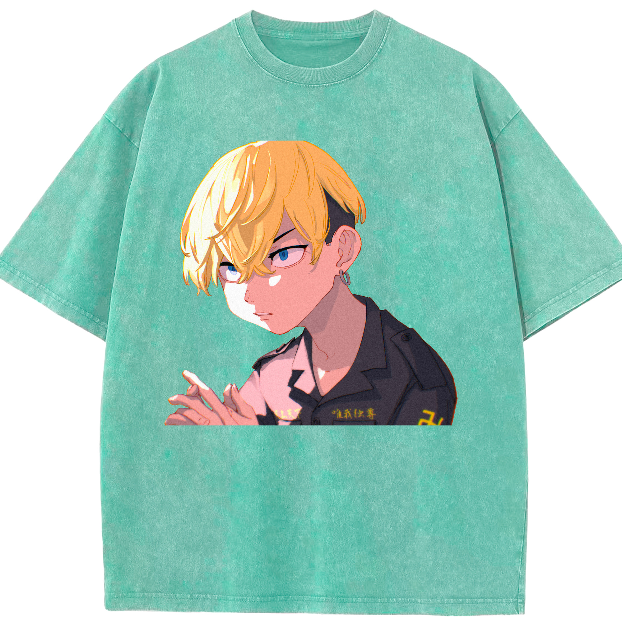 （画像用） 東京リベンジャーズ Tokyo Revengers 綿100% ヴィンテージ風 半袖Tシャツ（フロントプリント）